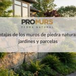 Muros de piedra natural para jardín